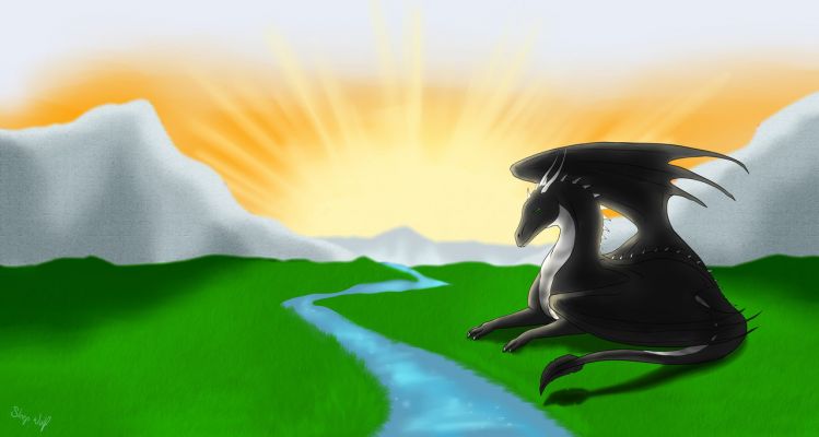 Click to view full size image
 ============== 
Korageth Commission by Sleep-wolf (http://sleep-wolf.deviantart.com/)
Keywords: Korageth, Dragon, Sleep-wolf, Commission, Deviantart